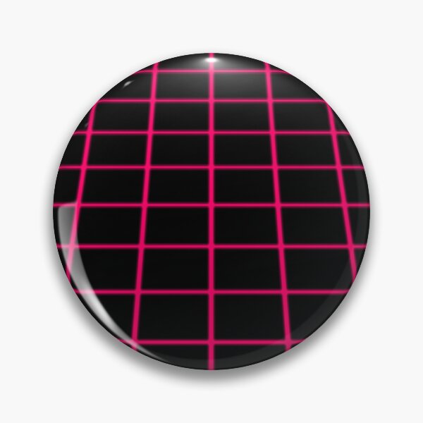 Item preview, neon pink grid designed and sold by frauenbrauen.