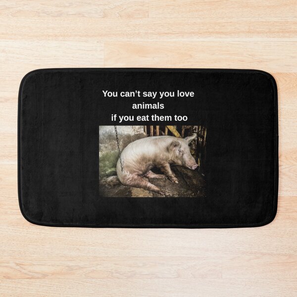 Item preview, Bold vegan and animal rights protest design designed and sold by VoiceForAnimals.