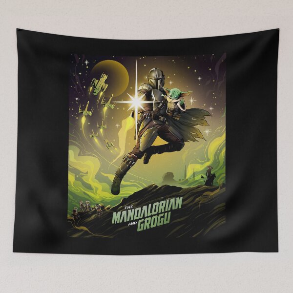 Item preview, Mando and Grogu designed and sold by helman-art.