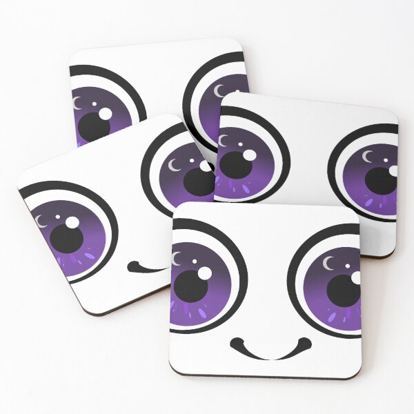 Item preview, Cute Moon Eyes | Kawaii Purple Eyes Illustration designed and sold by ArtdeGwo.