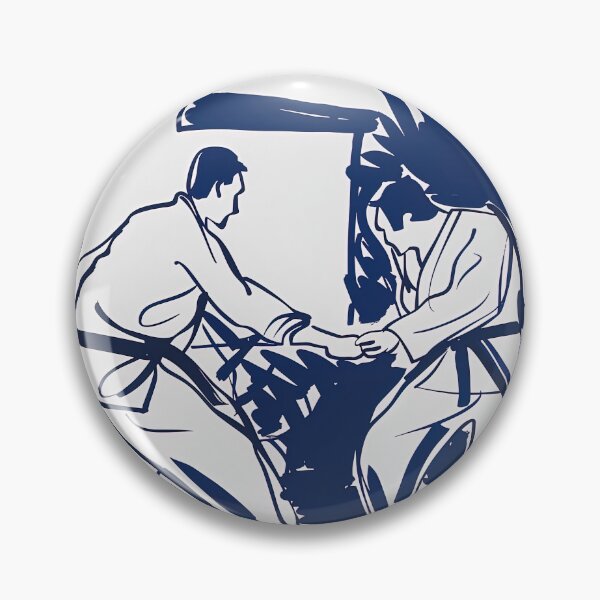 Item preview, Brazilian jiu-jitsu - Blue Abstract Art designed and sold by shadow-bloom.