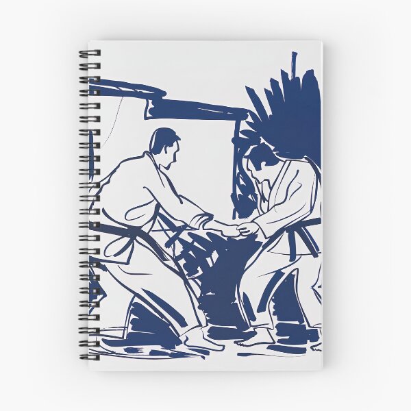 Item preview, Brazilian jiu-jitsu - Blue Abstract Art designed and sold by shadow-bloom.