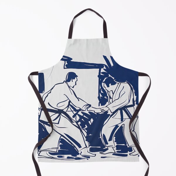 Item preview, Brazilian jiu-jitsu - Blue Abstract Art designed and sold by shadow-bloom.