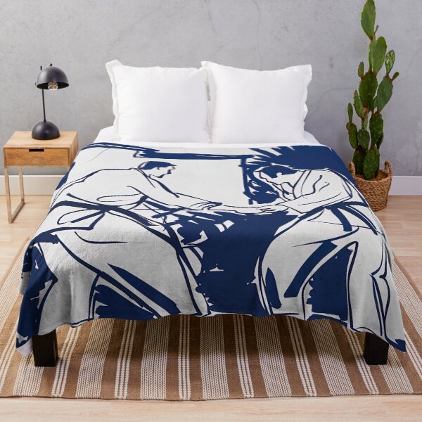 Item preview, Brazilian jiu-jitsu - Blue Abstract Art designed and sold by shadow-bloom.