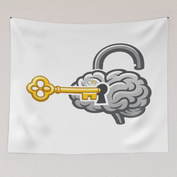 Item preview, Unlocking Mind – Key to Knowledge Design designed and sold by Cristhian Almanza.