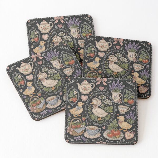 Item preview, Ashitaba Cottagecore Duck Tea Party designed and sold by scicilysimonee.
