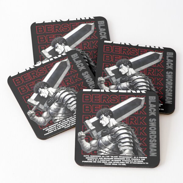 Item preview, The Black Swordsman Poster Art - Guts Dragonslayer Heavy Streetwear designed and sold by Teenkai.