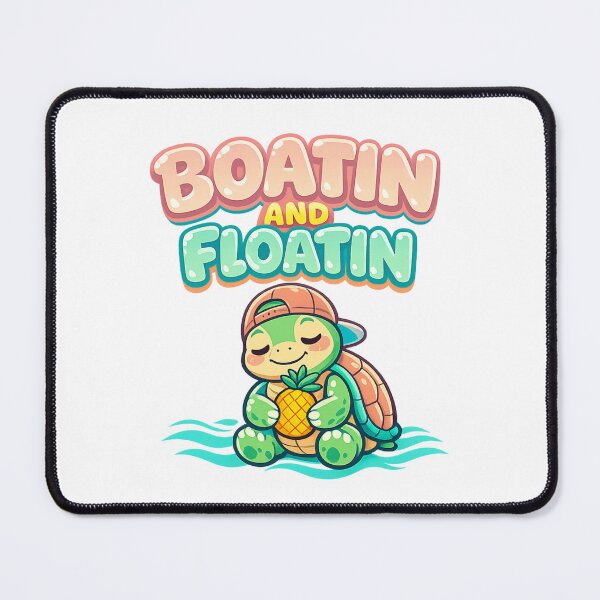 Item preview, Boatin And Floatin—Turtle and Pineapple  designed and sold by LuveraxArt.