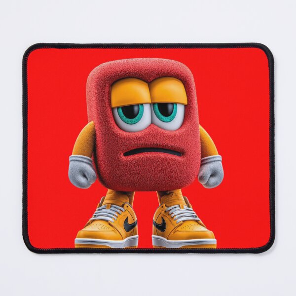 Item preview, Streetwear Red Cube Character with Sneakers designed and sold by A touch of creativity.