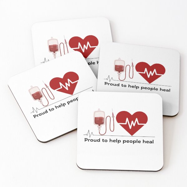 Item preview, Blood Donation Medical Professionals Save Lives Art blood color medical students  designed and sold by Art IN Pack.