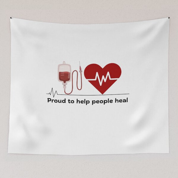 Item preview, Blood Donation Medical Professionals Save Lives Art blood color medical students  designed and sold by Art IN Pack.