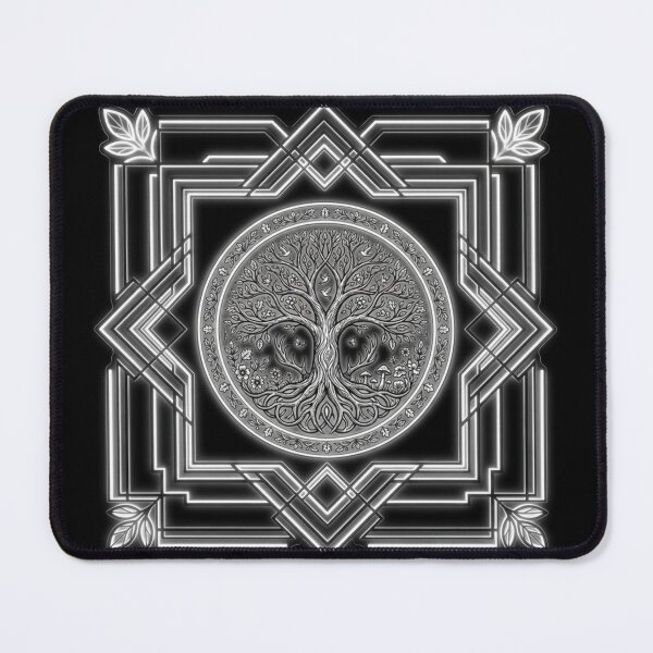 Item preview, Mystic Owl Tree of Life Silver designed and sold by DervoTeck2767.