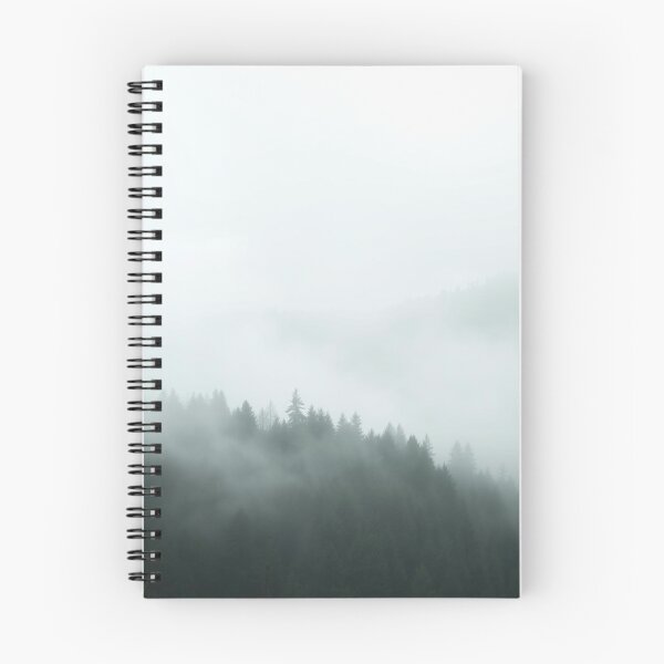 Item preview, Misty Foggy Pine Forest Landscape Art Print designed and sold by EllDAV777.