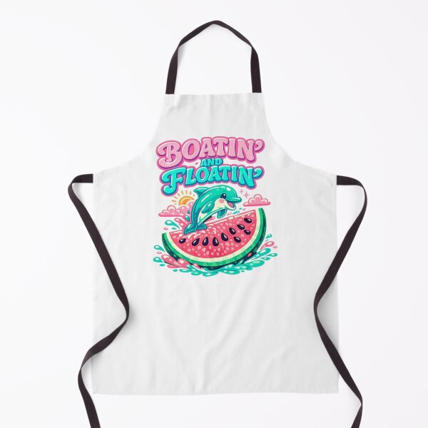 Item preview, Boatin And Floatin - Dolphin and Watermelon designed and sold by LuveraxArt.