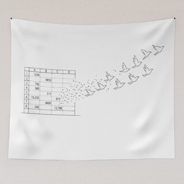 Item preview, Data Freedom – Numbers Take Flight Design designed and sold by Cristhian Almanza.