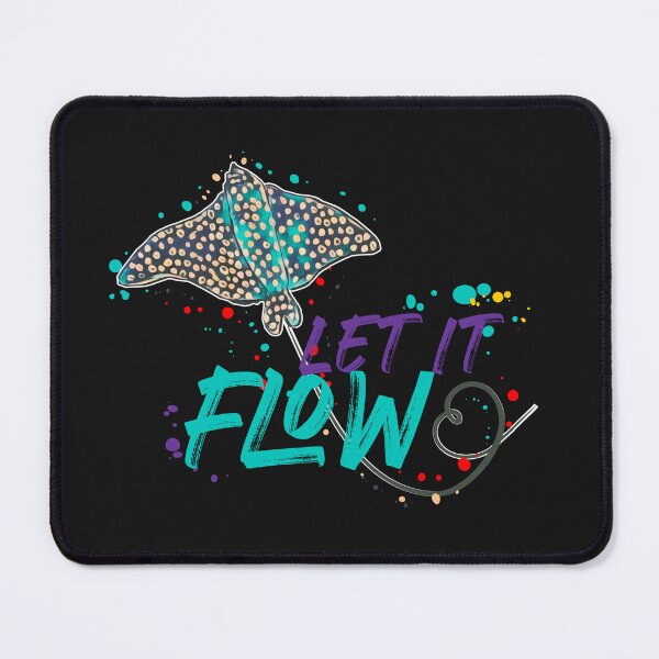 Item preview, Let It Flow | Manta Ray Ocean Art Illustration designed and sold by ArtdeGwo.
