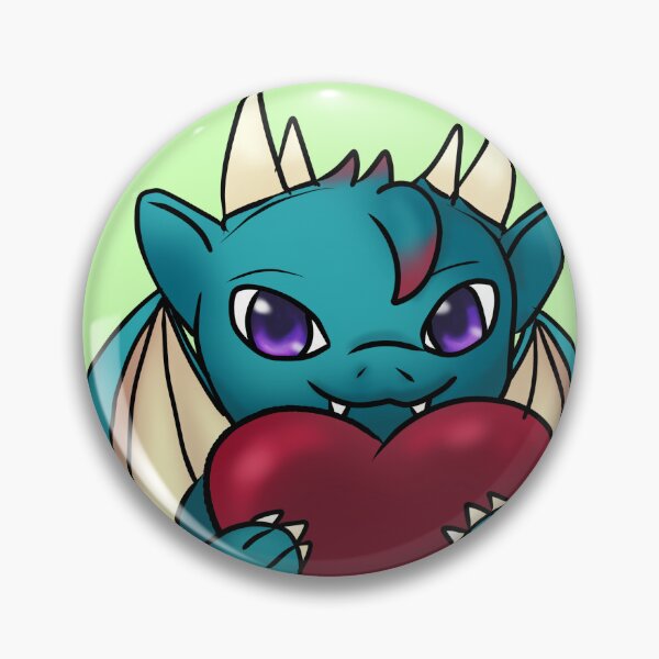 Item preview, Drakonyan Cute Chibi Dragon with Heart designed and sold by usagidraconis.