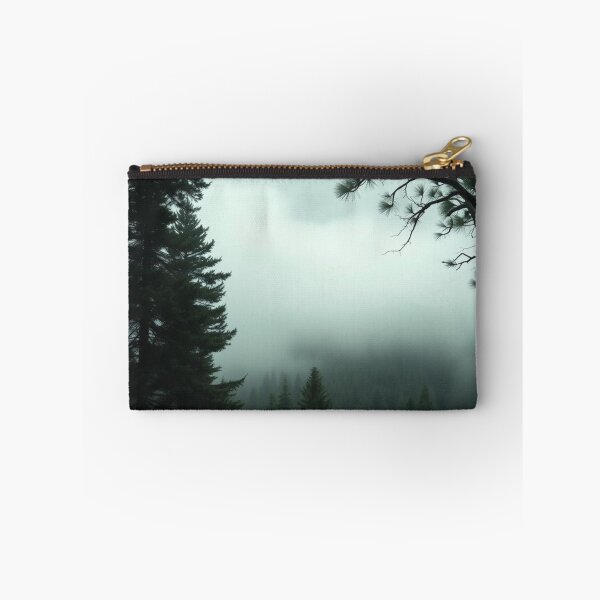 Item preview, Misty Foggy Pine Forest Landscape designed and sold by EllDAV777.