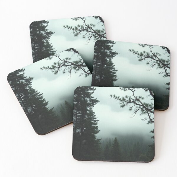 Item preview, Misty Foggy Pine Forest Landscape designed and sold by EllDAV777.