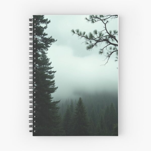 Item preview, Misty Foggy Pine Forest Landscape designed and sold by EllDAV777.