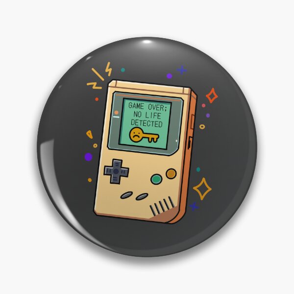 Item preview, Gameboy retro game over no life  designed and sold by thesalynn.