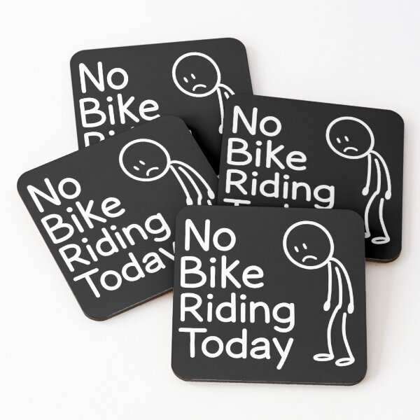 Item preview, No Bike Riding Today Funny Cyclist Humor Bicycle Lover designed and sold by CutOutIdols.