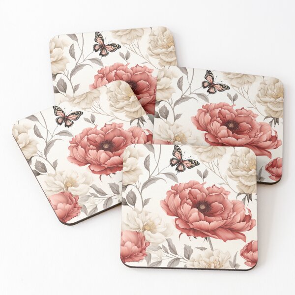 Item preview, Aesthetic Vintage Floral with Monarch Butterfly designed and sold by better0ffread.