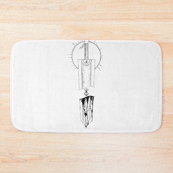 Item preview, The Eclipse Blade Silhouette - Minimalist Dragonslayer Manga Art designed and sold by Teenkai.