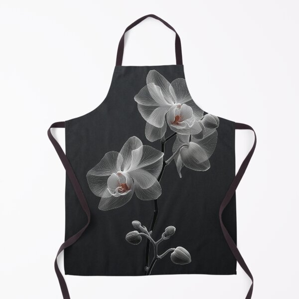 Item preview, Elegant Minimalist White Orchid - Fine Art Illustration designed and sold by SlowRegardArt.