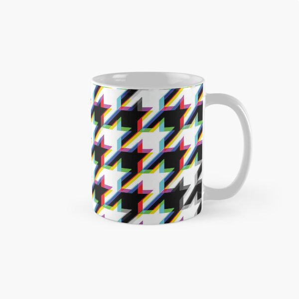 Item preview, rgb glitch houndstooth pattern designed and sold by frauenbrauen.