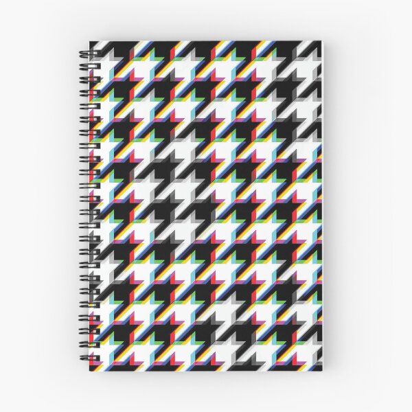 Item preview, rgb glitch houndstooth pattern designed and sold by frauenbrauen.