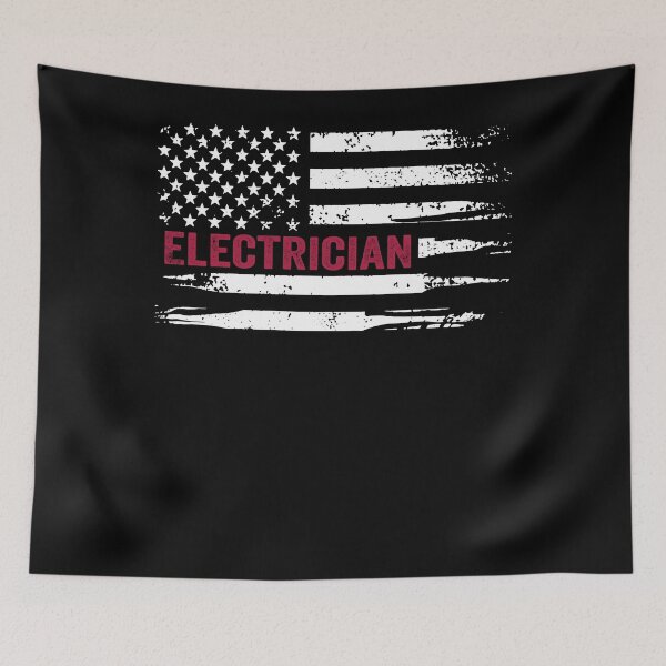 Item preview, Electrician Flag Pride designed and sold by SiarheiYur.