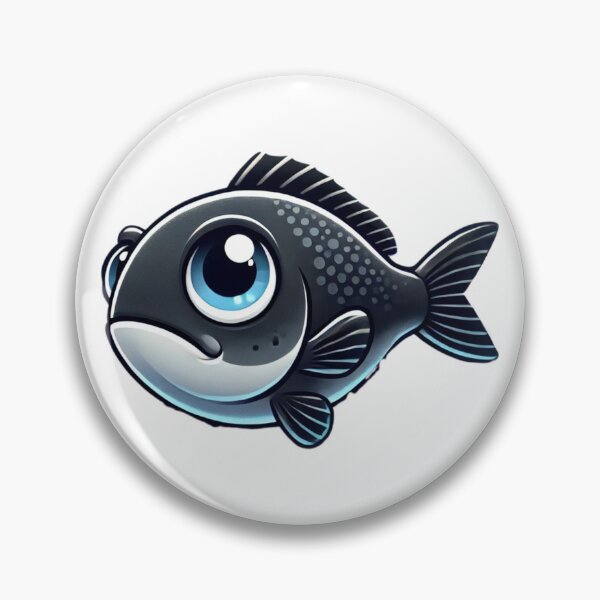 Item preview, Adorable Black Sea Bass designed and sold by Sillytoe.