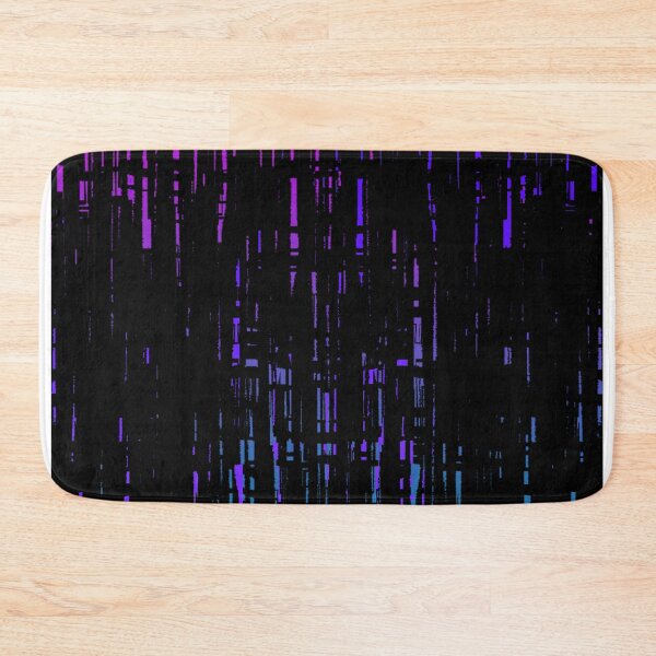 Item preview, dark edgy choppy black with gradient purple blue designed and sold by frauenbrauen.