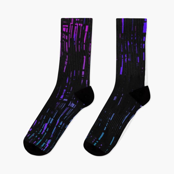 Item preview, dark edgy choppy black with gradient purple blue designed and sold by frauenbrauen.