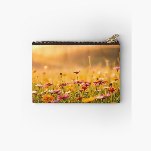 Item preview, Golden Hour Wildflower Meadow at Sunset designed and sold by EllDAV777.