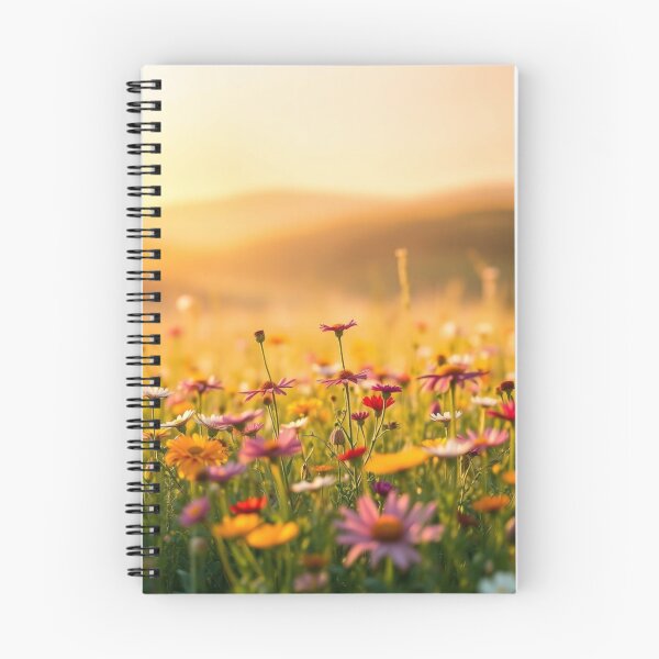 Item preview, Golden Hour Wildflower Meadow at Sunset designed and sold by EllDAV777.