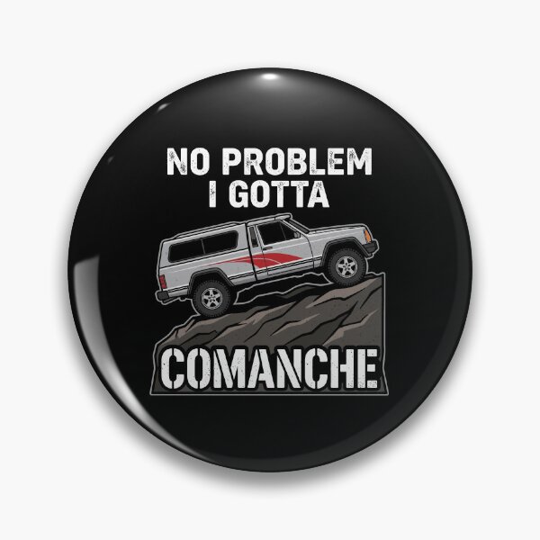 Item preview, Comanche MJ with bed cap Silver Retro Off-Road 4x4 Truck designed and sold by Off-Road-Zone.