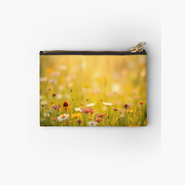 Item preview, Golden Wildflower Meadow at Sunset - Vibrant Floral Field Art designed and sold by EllDAV777.