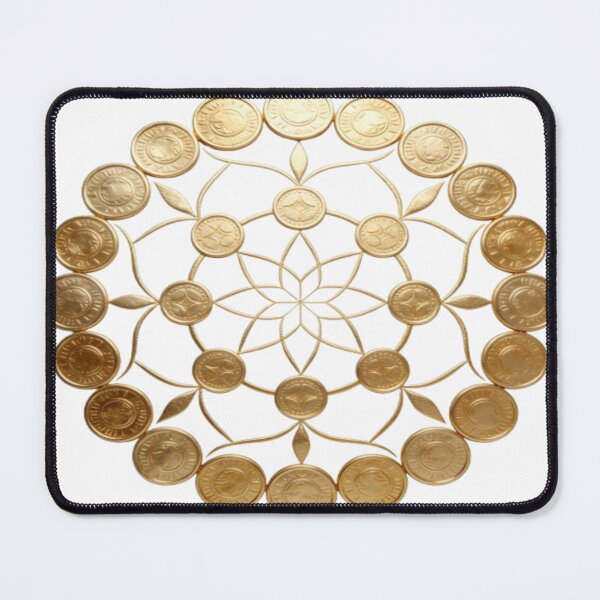 Item preview, Coin Mandala – Prosperity Geometry Design designed and sold by Cristhian Almanza.