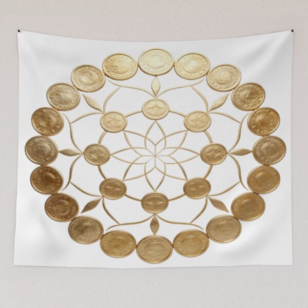 Item preview, Coin Mandala – Prosperity Geometry Design designed and sold by Cristhian Almanza.