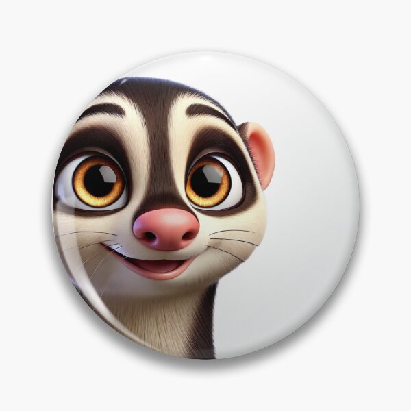 Item preview, Adorable Black-Footed Ferret designed and sold by Sillytoe.