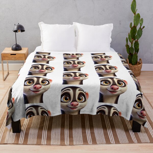 Item preview, Adorable Black-Footed Ferret designed and sold by Sillytoe.