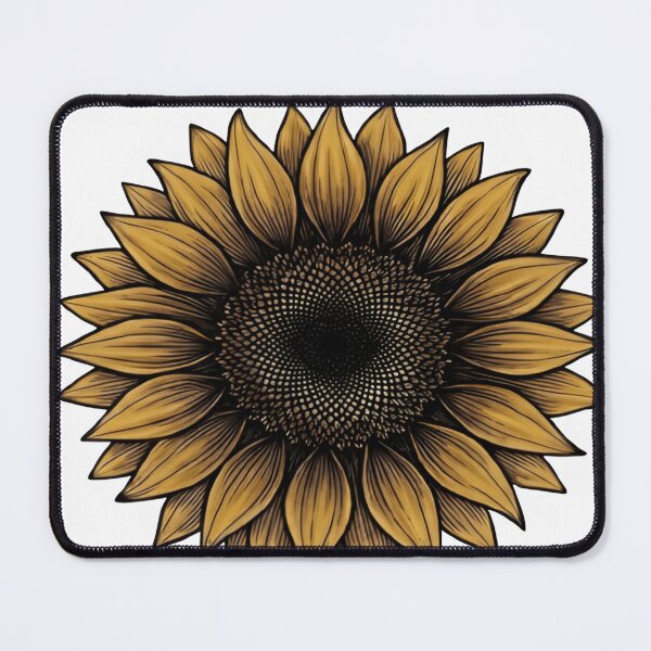 Item preview, Vintage Sunflower Botanical Illustration Rustic Gold Boho Chic designed and sold by Taha Art Designs.
