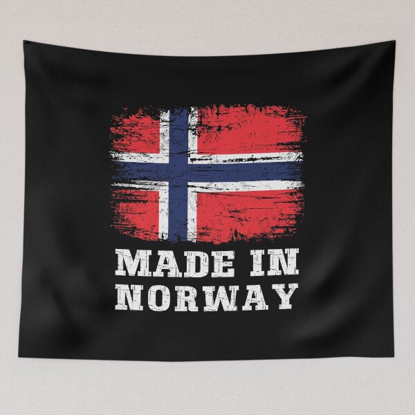 Item preview, Made In Norway – Distressed Vintage Norway Flag – Norwegian Pride Heritage Design designed and sold by Dmetalx Art Apparel.