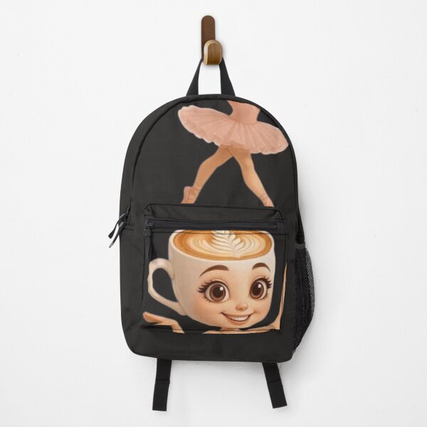 Item preview, Cute Coffee Cup Ballerina Dancing Cartoon designed and sold by A touch of creativity.
