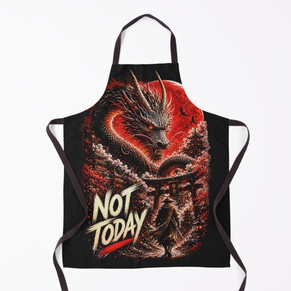 Item preview, Not Today, Dragon. designed and sold by Sanctum Icons.