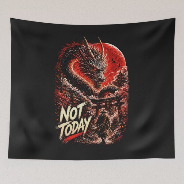 Item preview, Not Today, Dragon. designed and sold by Sanctum Icons.