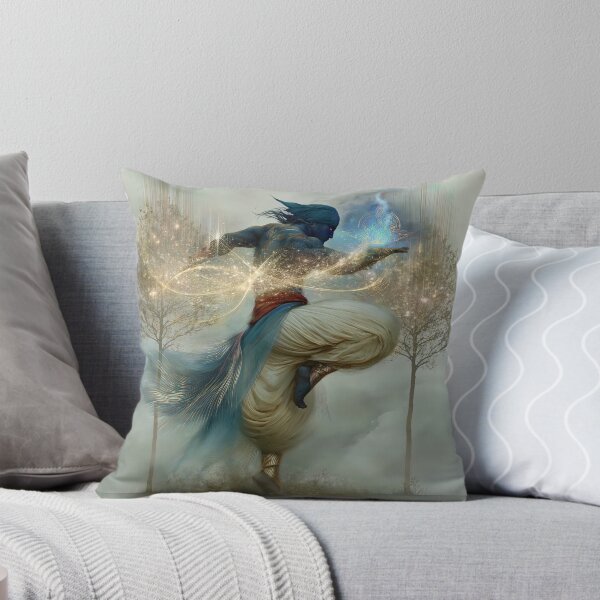 Item preview, Ember‑Blue Dancer of the Twin Trees designed and sold by bloorose.
