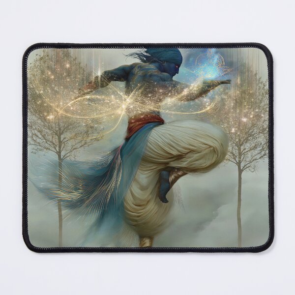 Item preview, Ember‑Blue Dancer of the Twin Trees designed and sold by bloorose.